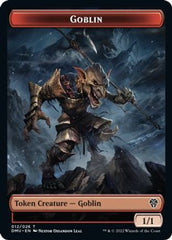 Zombie Knight // Goblin Double-sided Token [Dominaria United Commander Tokens] | Card Citadel