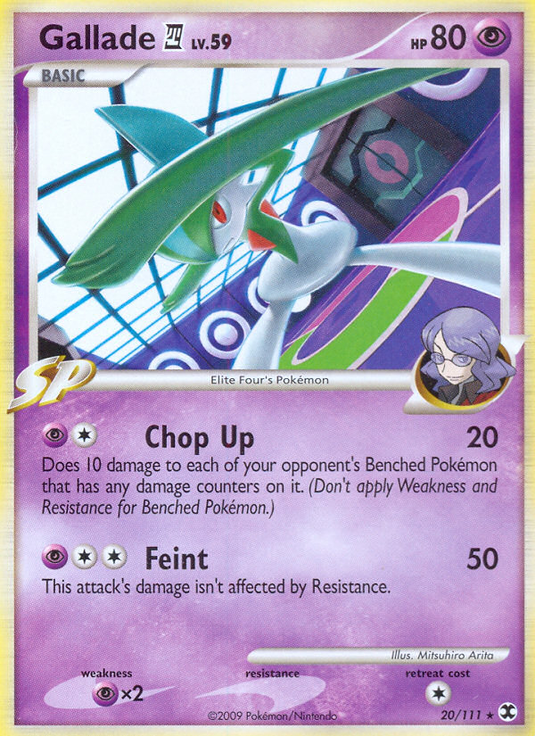 Gallade (20/111) [Platinum: Rising Rivals] | Card Citadel