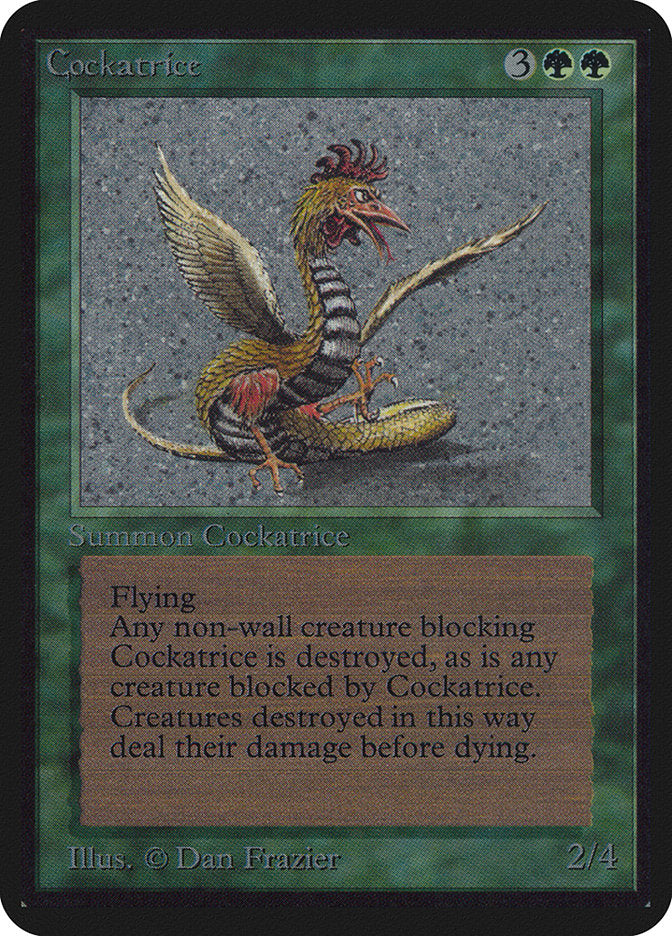 Cockatrice [Limited Edition Alpha] | Card Citadel
