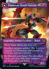 Flamewar, Brash Veteran // Flamewar, Streetwise Operative (Shattered Glass) [Universes Beyond: Transformers] | Card Citadel