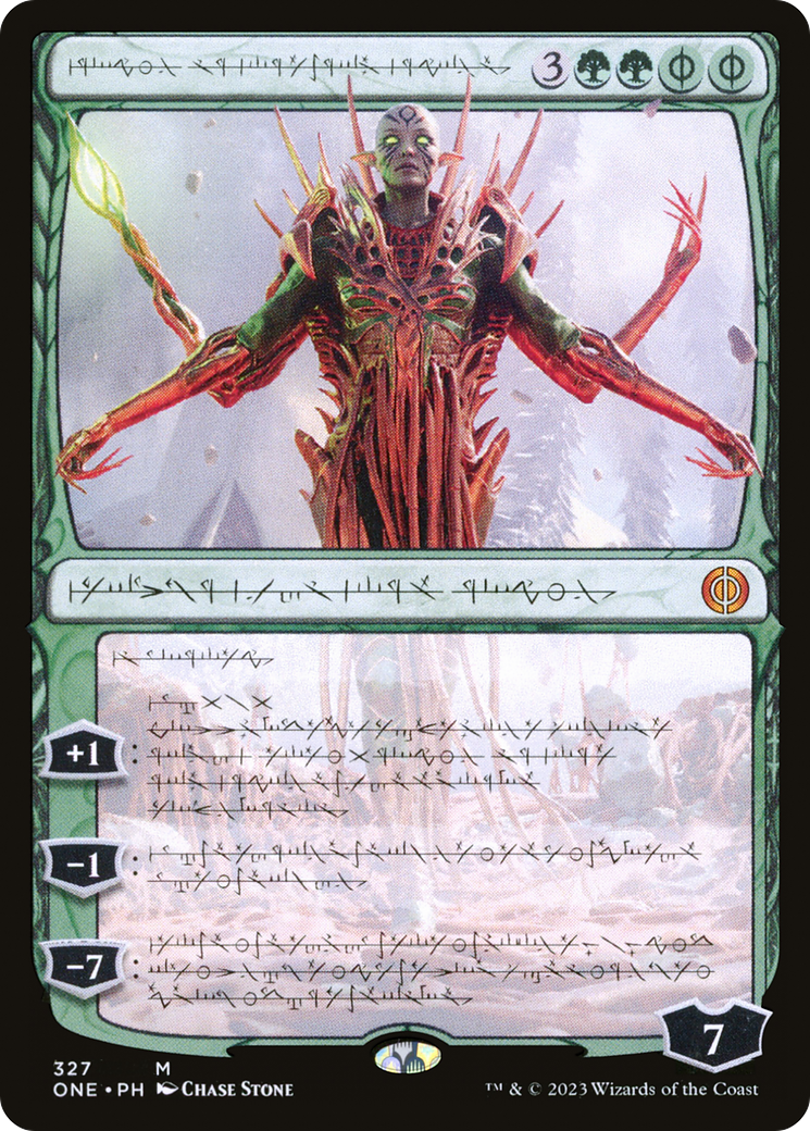 Nissa, Ascended Animist (Phyrexian) [Phyrexia: All Will Be One] | Card Citadel