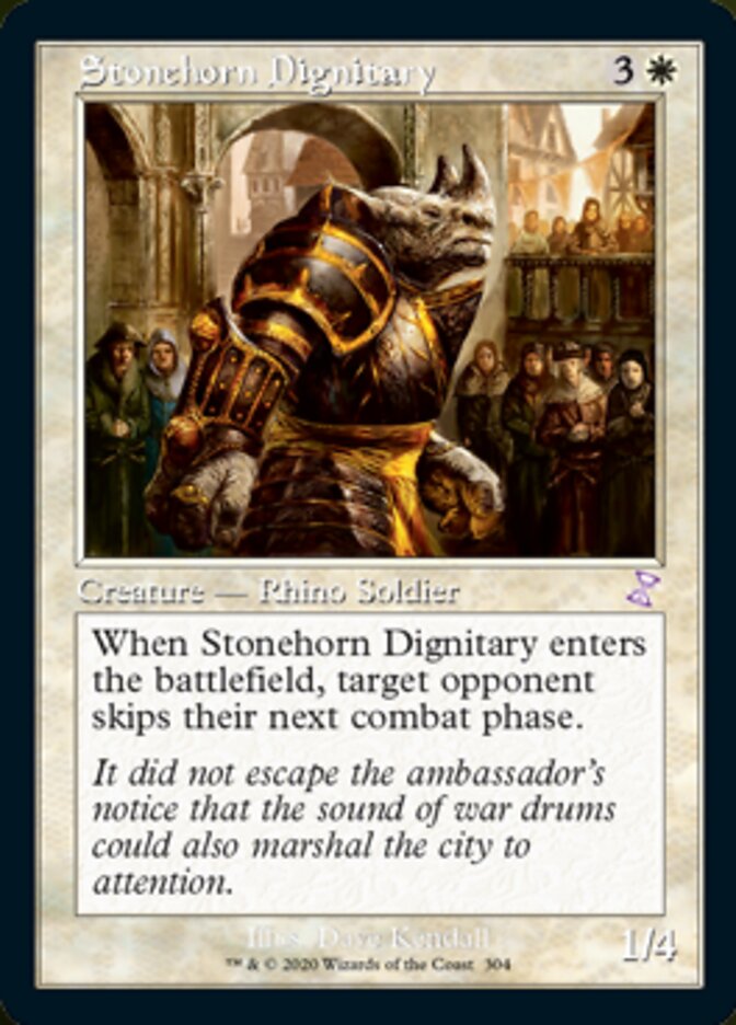 Stonehorn Dignitary (Timeshifted) [Time Spiral Remastered] | Card Citadel