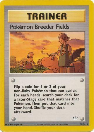 Pokemon Breeder Fields (62/64) [Neo Revelation Unlimited] | Card Citadel