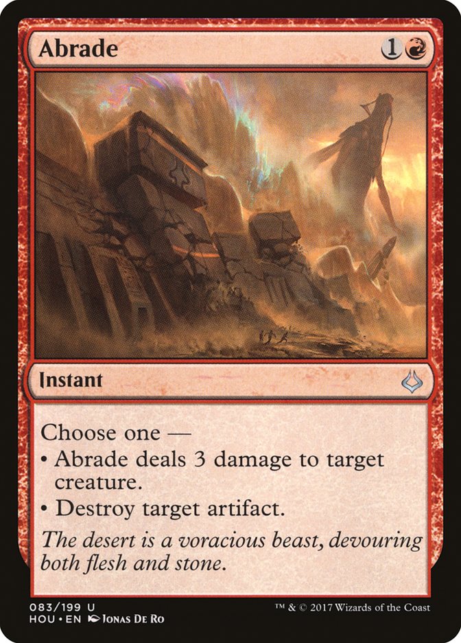 Abrade [Hour of Devastation] | Card Citadel
