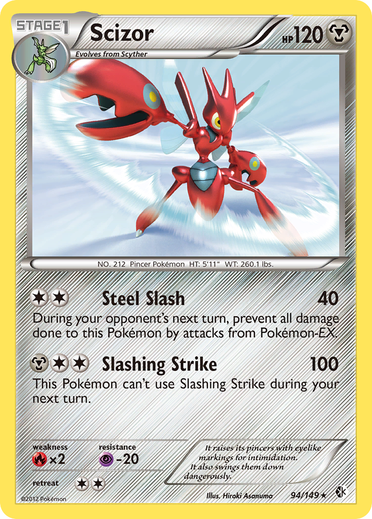 Scizor (94/149) [Black & White: Boundaries Crossed] | Card Citadel