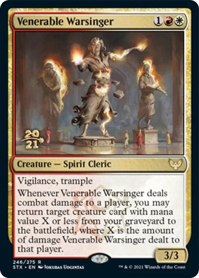 Venerable Warsinger [Strixhaven: School of Mages Prerelease Promos] | Card Citadel