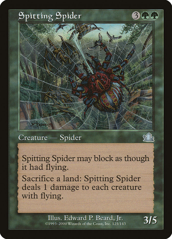 Spitting Spider [Prophecy] | Card Citadel