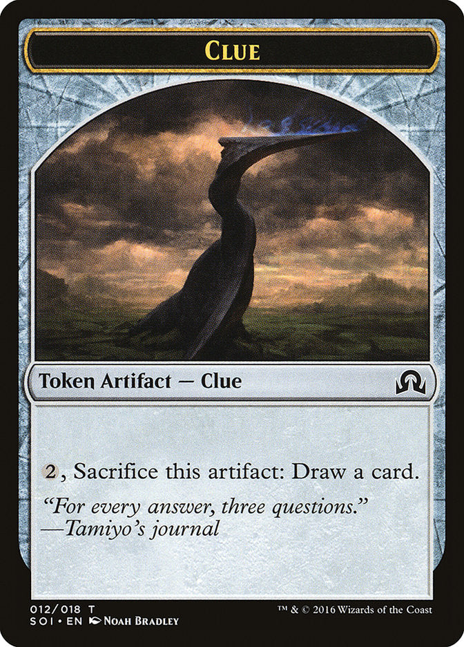 Clue (012/018) [Shadows over Innistrad Tokens] | Card Citadel