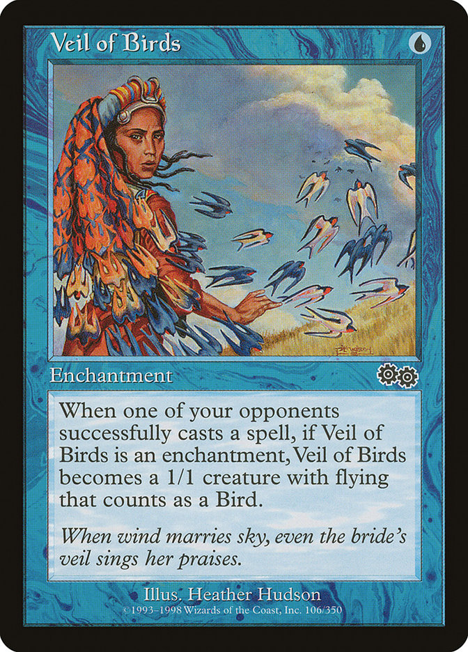 Veil of Birds [Urza's Saga] | Card Citadel