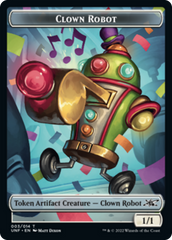 Clown Robot (003) // Treasure (012) Double-sided Token [Unfinity Tokens] | Card Citadel