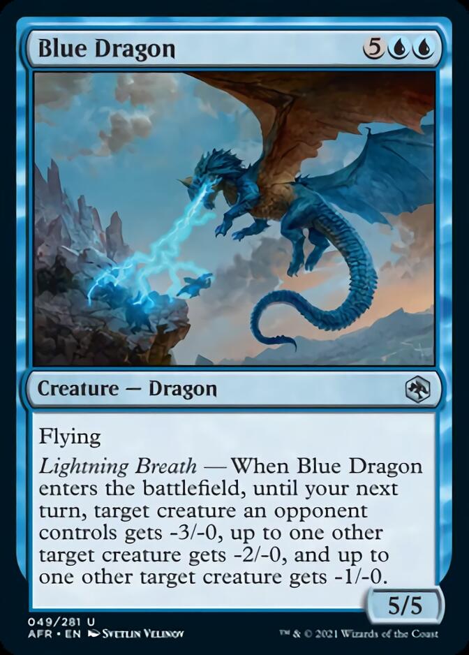 Blue Dragon [Dungeons & Dragons: Adventures in the Forgotten Realms] | Card Citadel