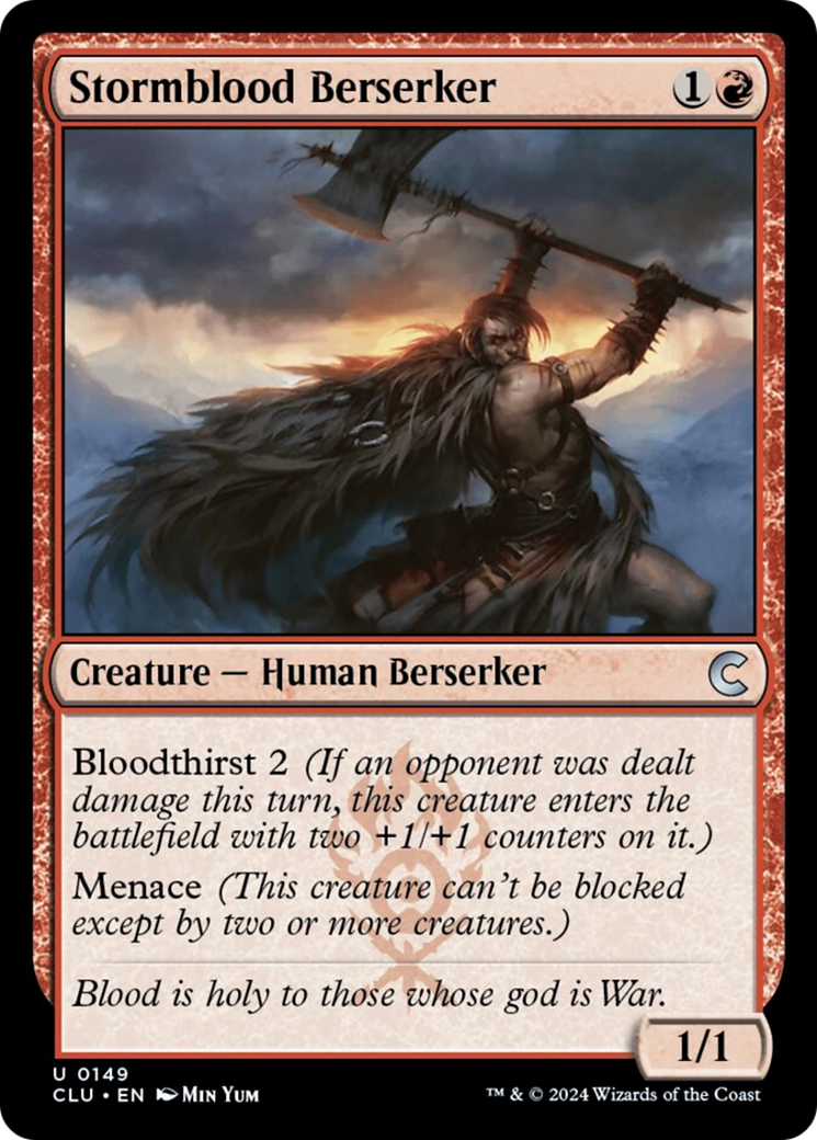 Stormblood Berserker [Ravnica: Clue Edition] | Card Citadel