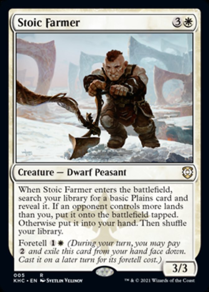 Stoic Farmer [Kaldheim Commander] | Card Citadel
