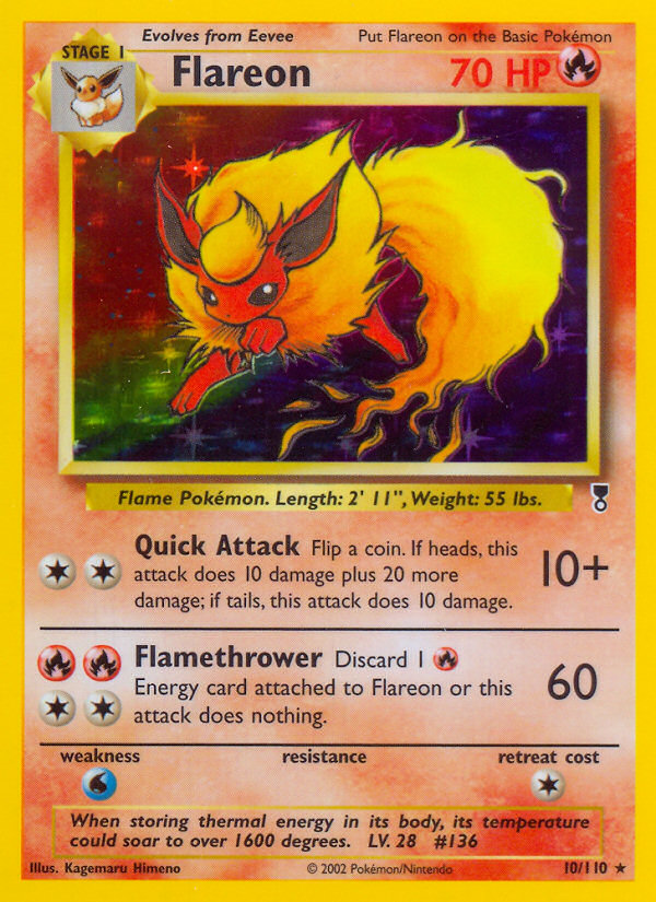 Flareon (10/110) [Legendary Collection] | Card Citadel