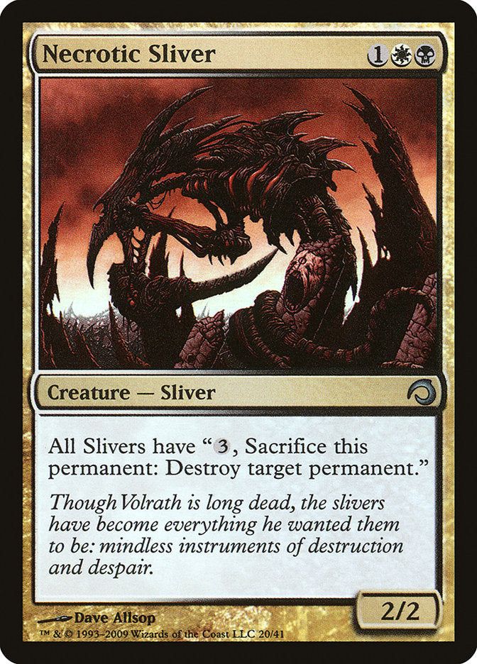 Necrotic Sliver [Premium Deck Series: Slivers] | Card Citadel