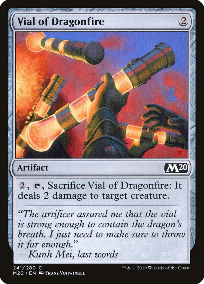 Vial of Dragonfire [Core Set 2020] | Card Citadel