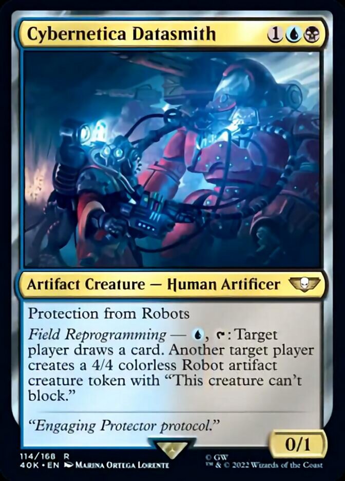 Cybernetica Datasmith (Surge Foil) [Universes Beyond: Warhammer 40,000] | Card Citadel