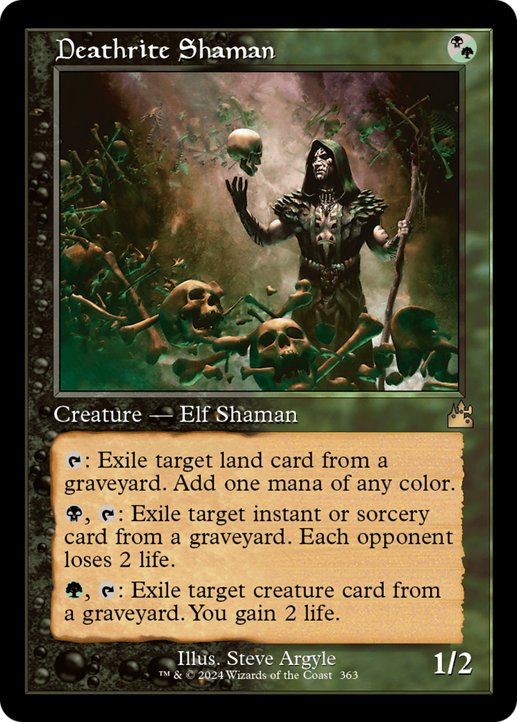 Deathrite Shaman (Retro Frame) [Ravnica Remastered] | Card Citadel