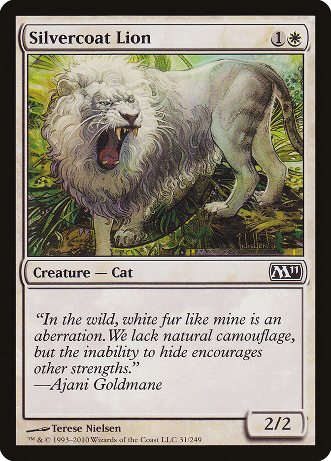 Silvercoat Lion [Magic 2011] | Card Citadel