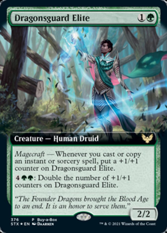Dragonsguard Elite (Buy-A-Box) [Strixhaven: School of Mages Promos] | Card Citadel