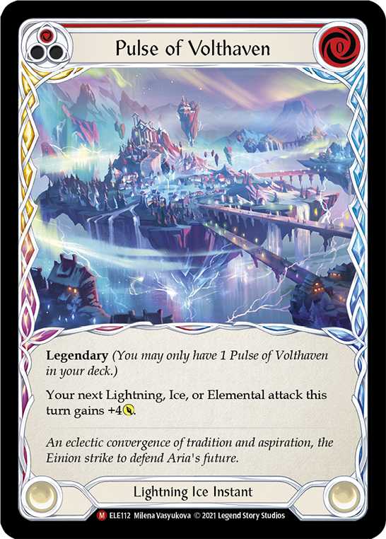 Pulse of Volthaven [ELE112] (Tales of Aria)  1st Edition Cold Foil | Card Citadel