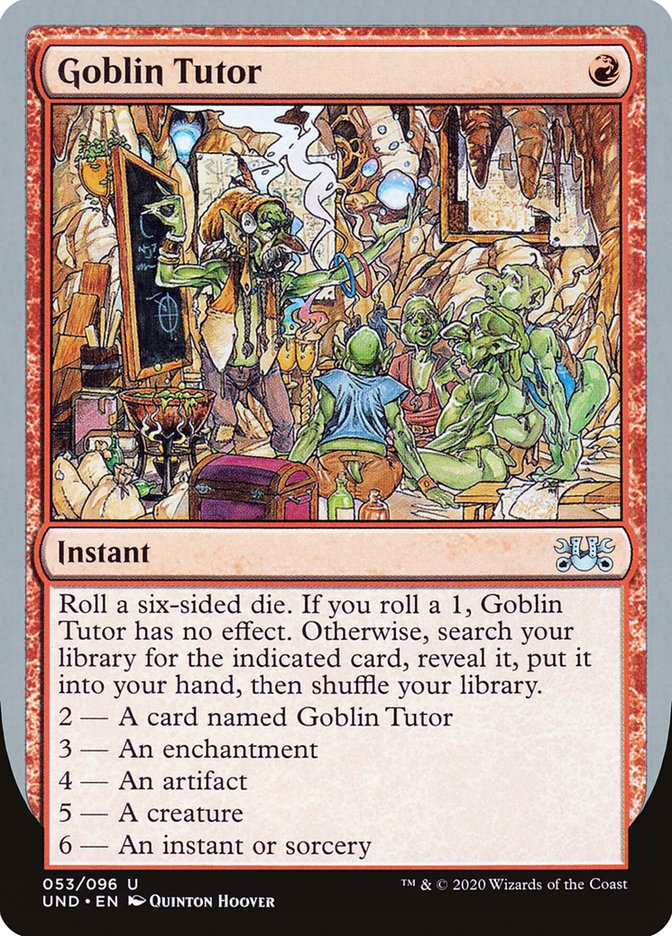 Goblin Tutor [Unsanctioned] | Card Citadel