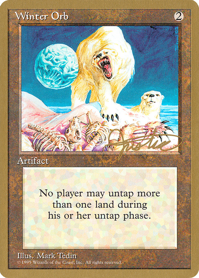 Winter Orb (Mark Justice) [Pro Tour Collector Set] | Card Citadel