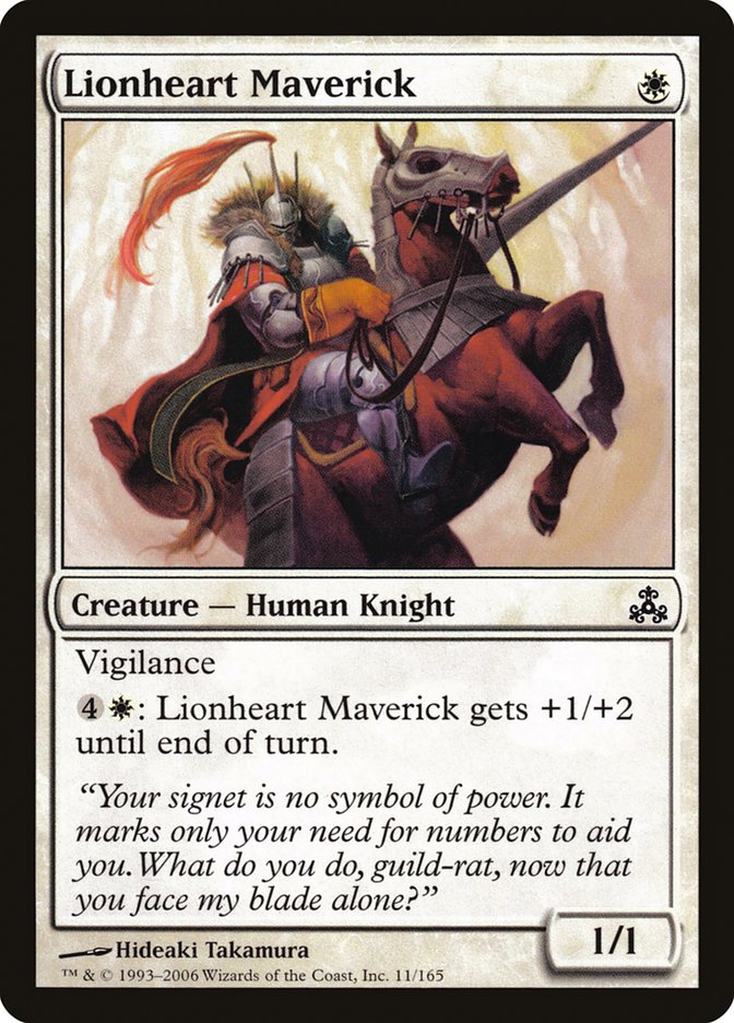 Lionheart Maverick [Guildpact] | Card Citadel