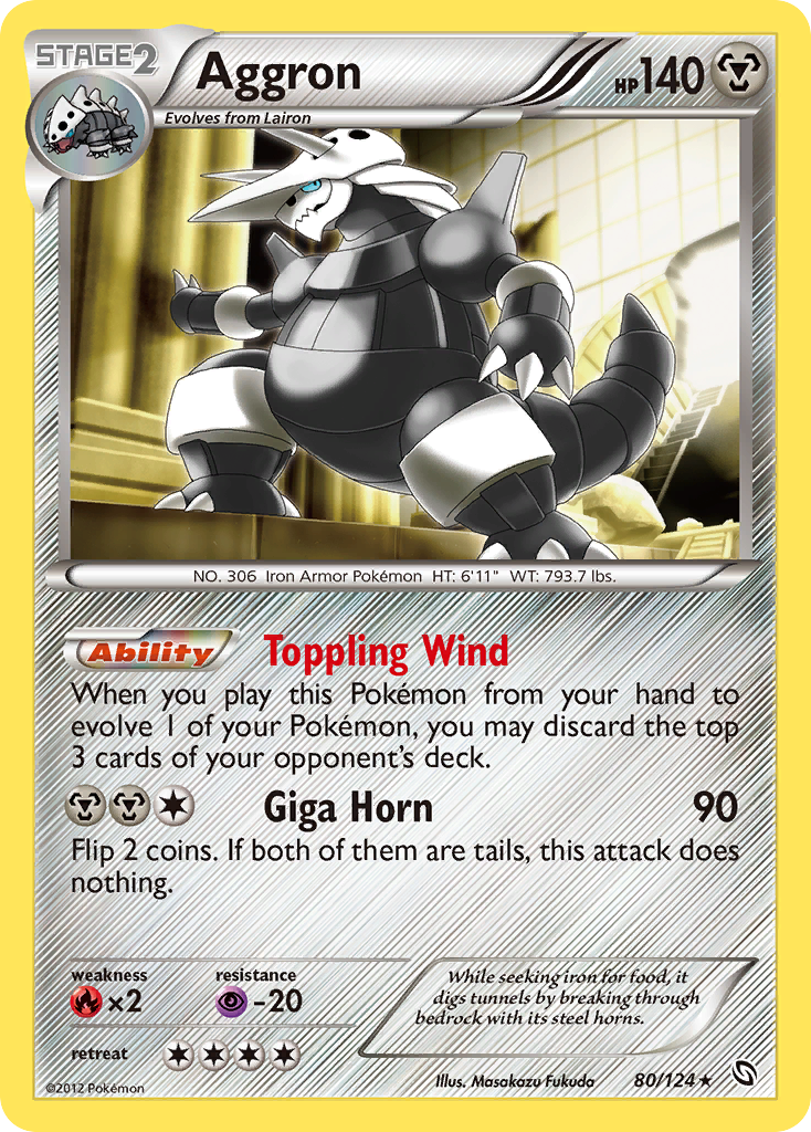 Aggron (80/124) [Black & White: Dragons Exalted] | Card Citadel