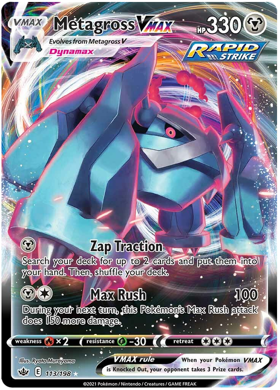 Metagross VMAX (113/198) [Sword & Shield: Chilling Reign] | Card Citadel