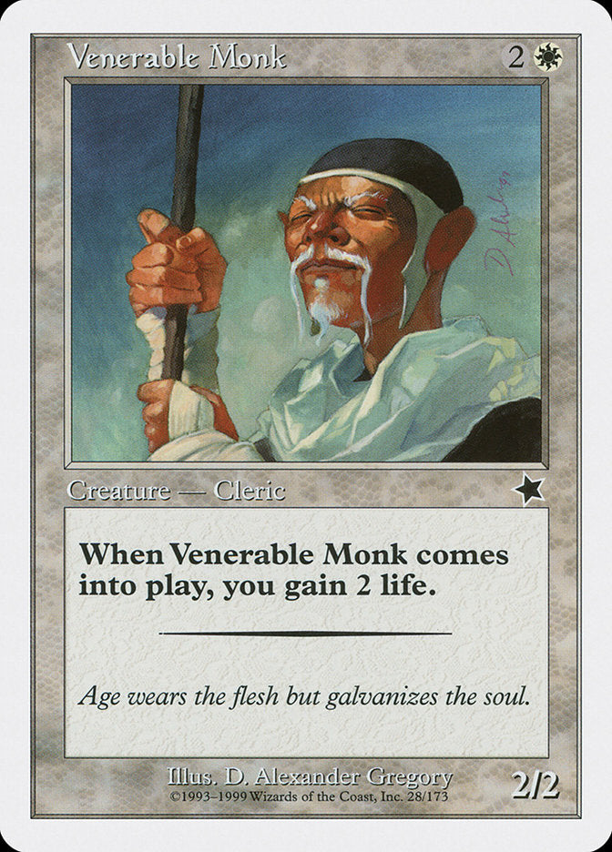 Venerable Monk [Starter 1999] | Card Citadel