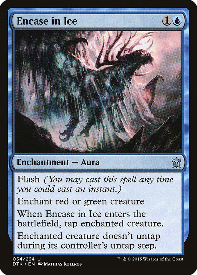 Encase in Ice [Dragons of Tarkir] | Card Citadel