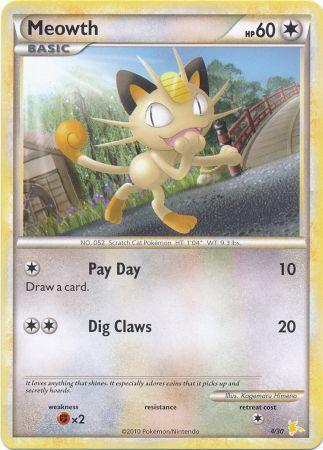 Meowth (4/30) [HeartGold & SoulSilver: Trainer Kit - Raichu] | Card Citadel