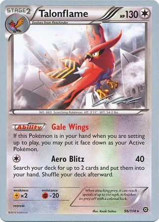 Talonflame (96/114) (Ninja Blitz - Cody Walinski) [World Championships 2016] | Card Citadel