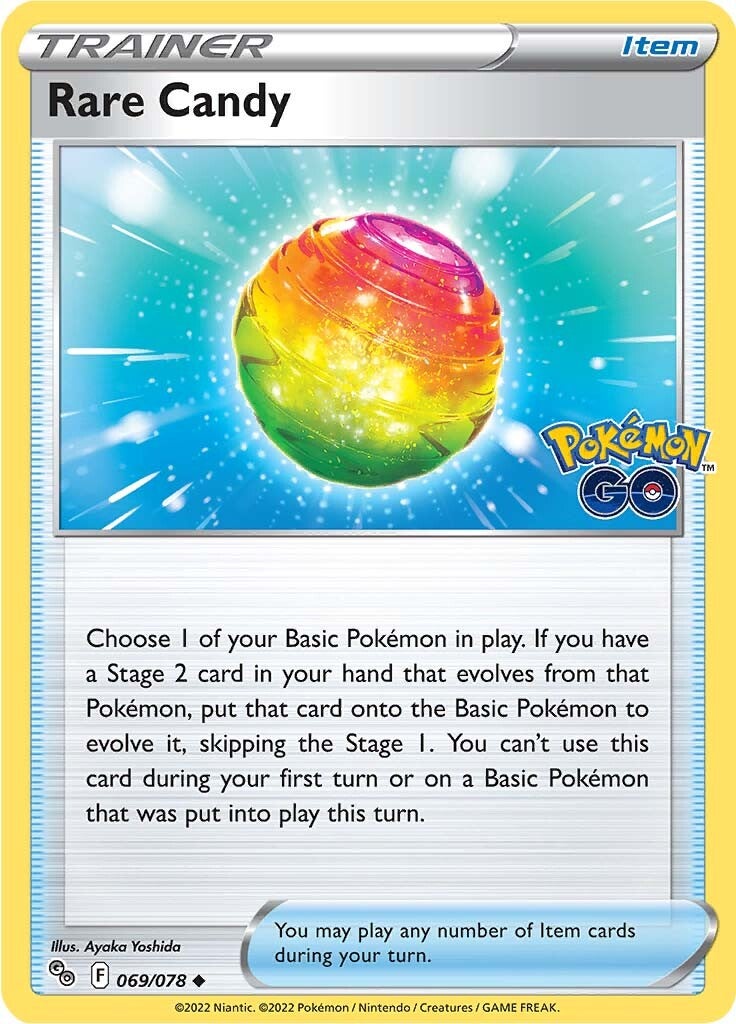 Rare Candy (069/078) [Pokémon GO] | Card Citadel