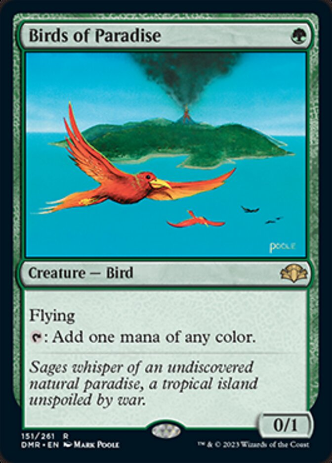 Birds of Paradise [Dominaria Remastered] | Card Citadel