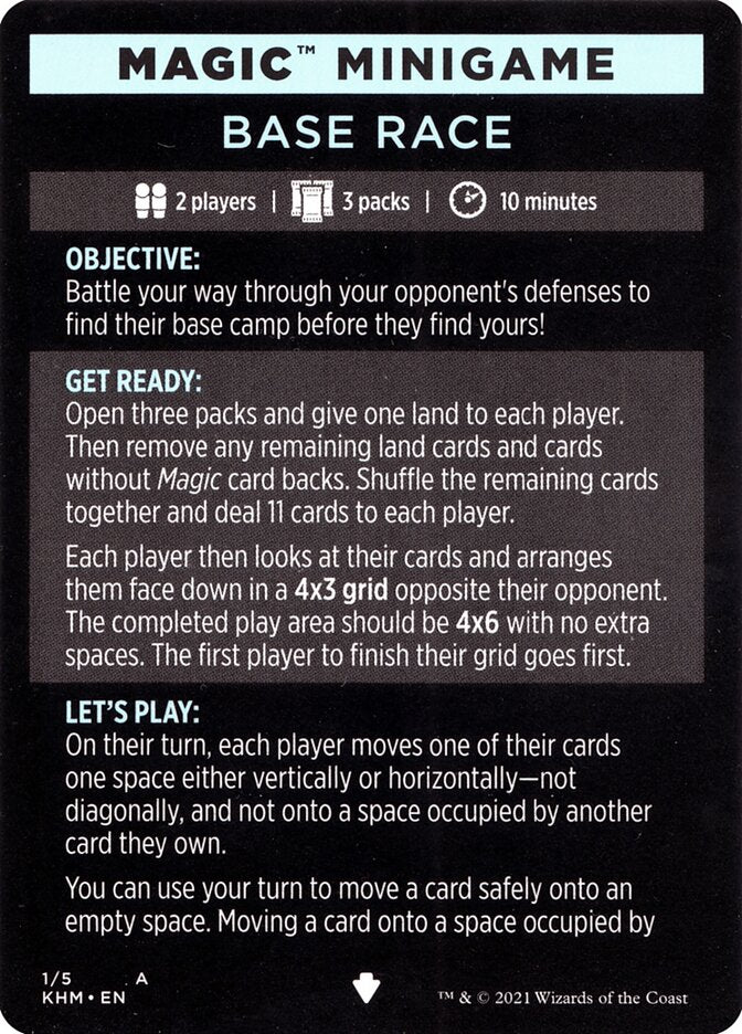 Base Race (Magic Minigame) [Kaldheim Minigame] | Card Citadel