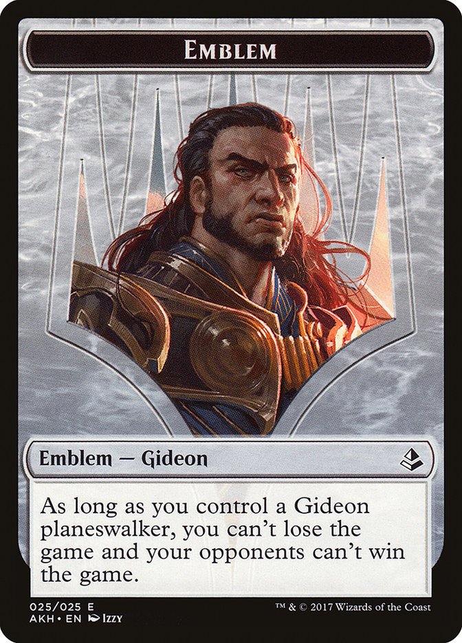 Gideon of the Trials Emblem [Amonkhet Tokens] | Card Citadel