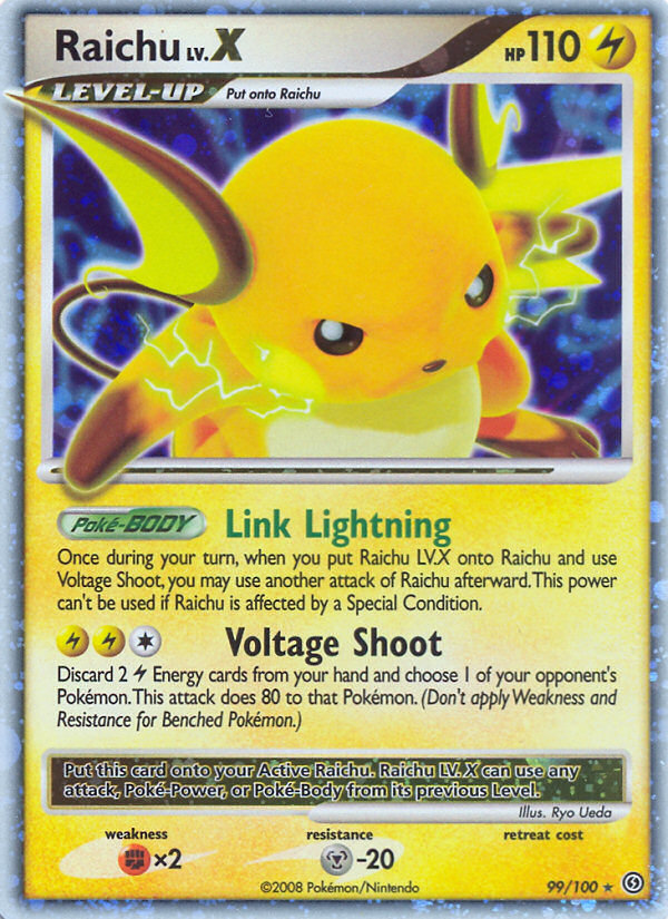 Raichu LV.X (99/100) [Diamond & Pearl: Stormfront] | Card Citadel