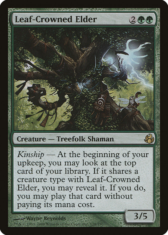 Leaf-Crowned Elder [Morningtide] | Card Citadel