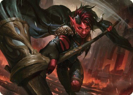 Karlach, Fury of Avernus Art Card (34) [Commander Legends: Battle for Baldur's Gate Art Series] | Card Citadel