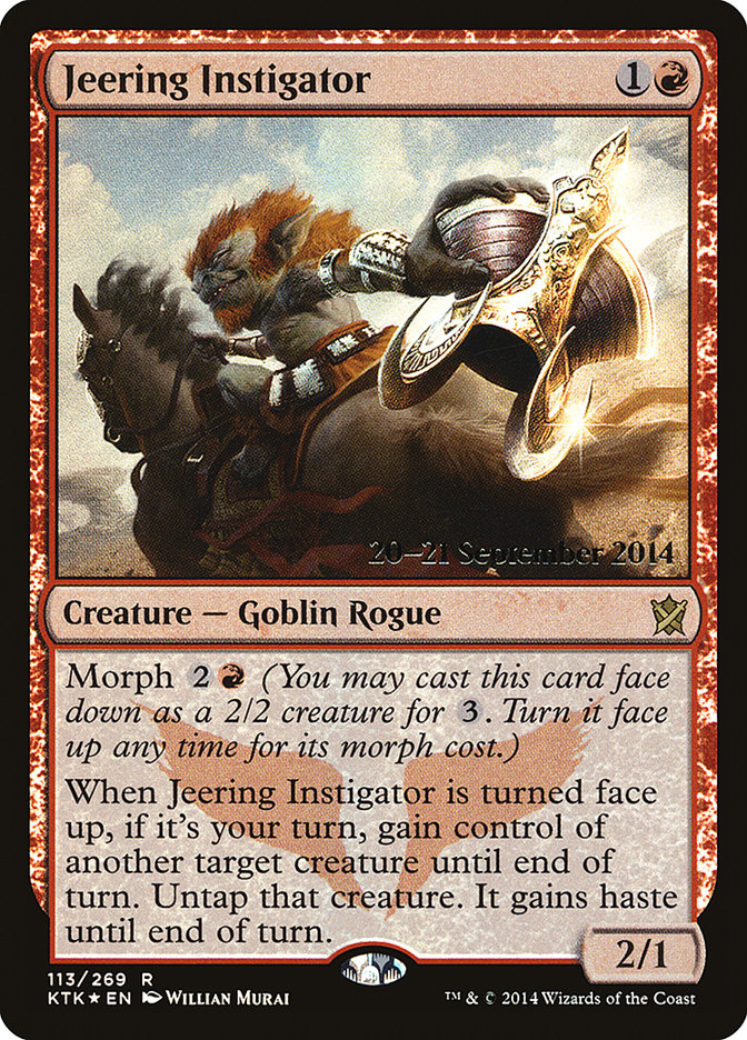 Jeering Instigator [Khans of Tarkir Promos] | Card Citadel