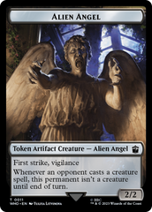 Alien Angel // Clue (0021) Double-Sided Token [Doctor Who Tokens] | Card Citadel