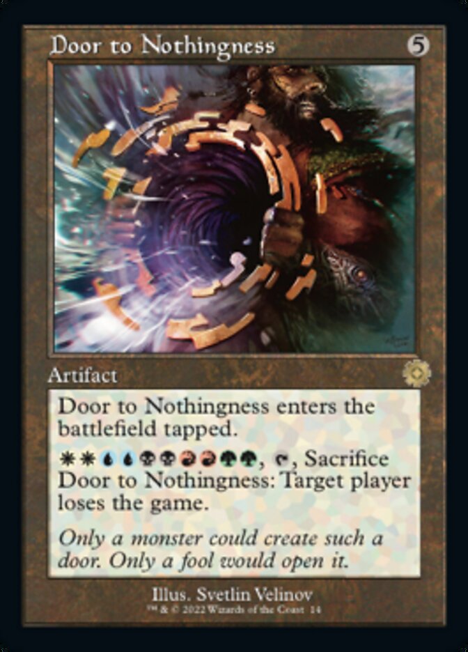 Door to Nothingness (Retro) [The Brothers' War Retro Artifacts] | Card Citadel