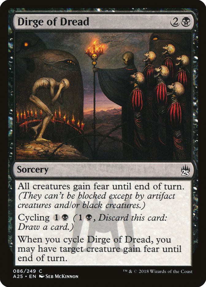 Dirge of Dread [Masters 25] | Card Citadel