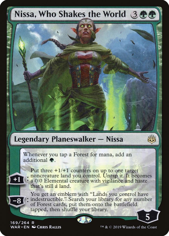 Nissa, Who Shakes the World [War of the Spark] | Card Citadel