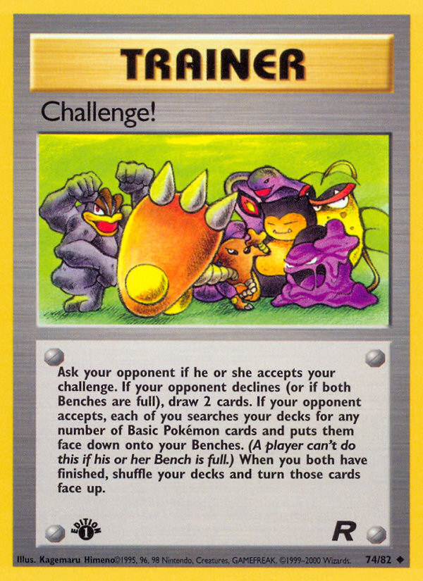 Challenge! (74/82) [Team Rocket 1st Edition] | Card Citadel