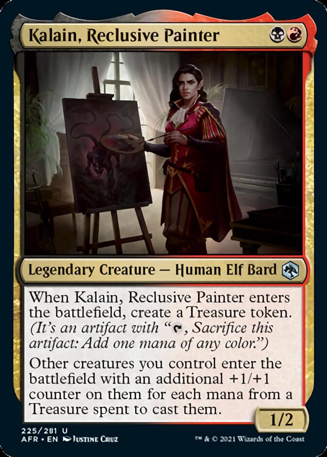 Kalain, Reclusive Painter [Dungeons & Dragons: Adventures in the Forgotten Realms] | Card Citadel