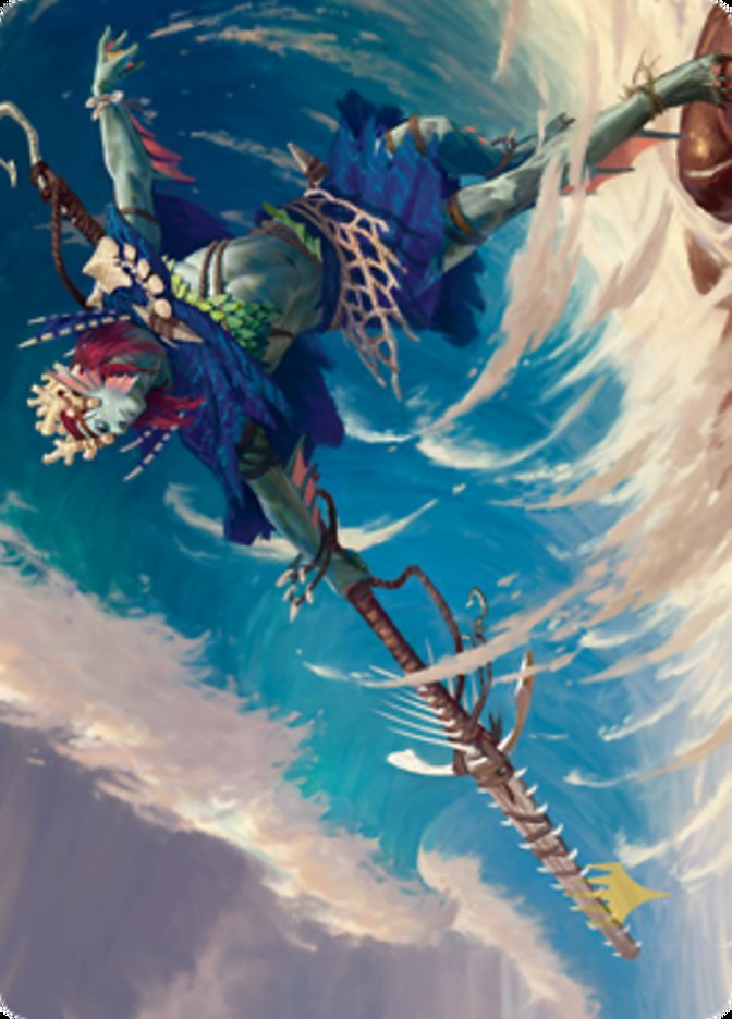 Tazeem Roilmage Art Card (Gold-Stamped Signature) [Zendikar Rising Art Series] | Card Citadel