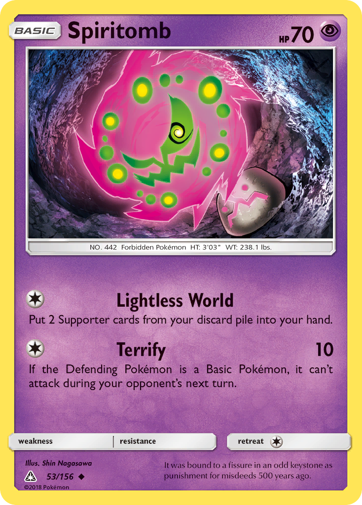 Spiritomb (53/156) [Sun & Moon: Ultra Prism] | Card Citadel
